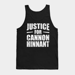 Justice For Cannon Hinnant Tank Top